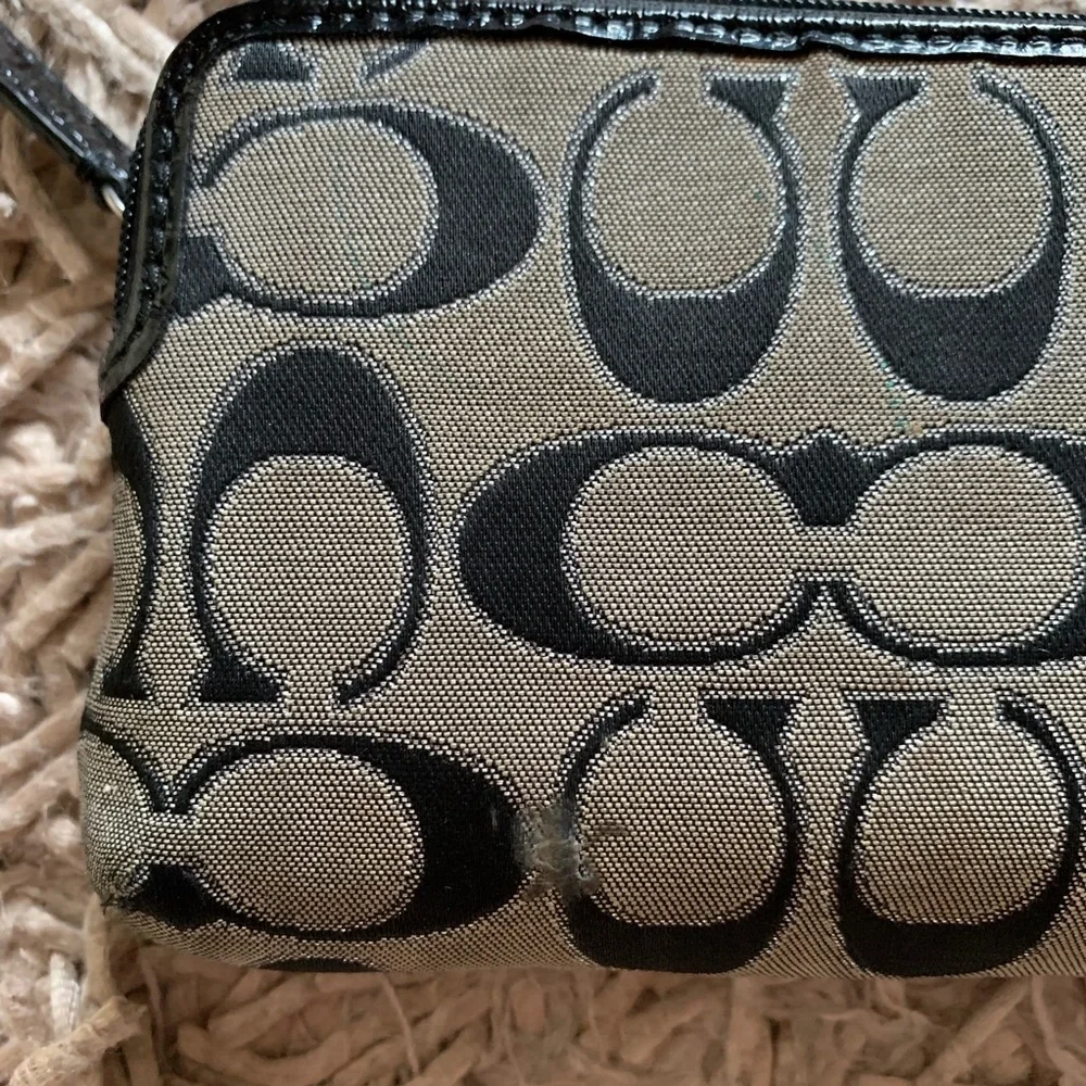 Coach double pocket